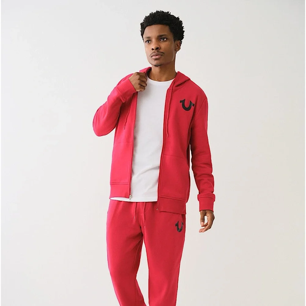 TRUE RELIGION Men’s Red Hoodie 🧲 NWT!